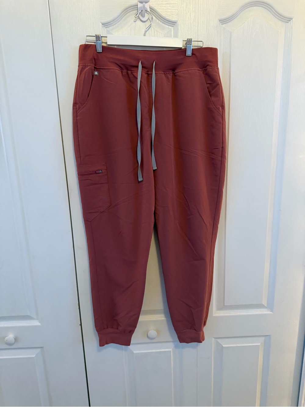 Figs Ankle Jogger Scrub Pants Women XL Mauve